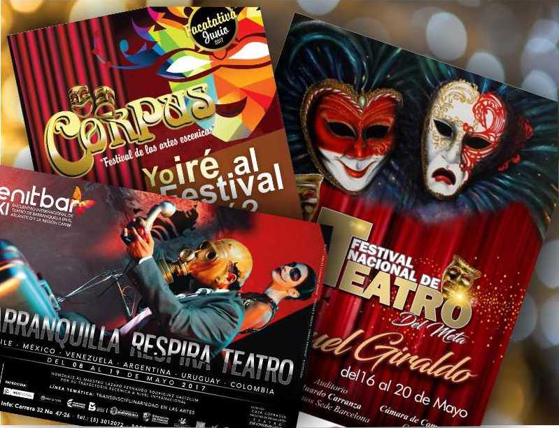 Festivales teatrales por Colombia Kiosko Teatral